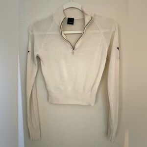 Pinko Cashmere Cream Knit Top